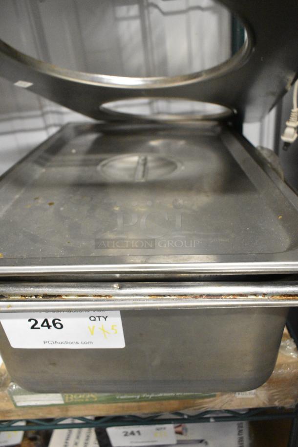 5 Various Items Including Stainless Steel Drop In Bin and Adapter Plate. 5 Times Your Bid! - Image 2 of 3