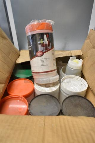 Box of Poly PourMaster and Condiment Bottle