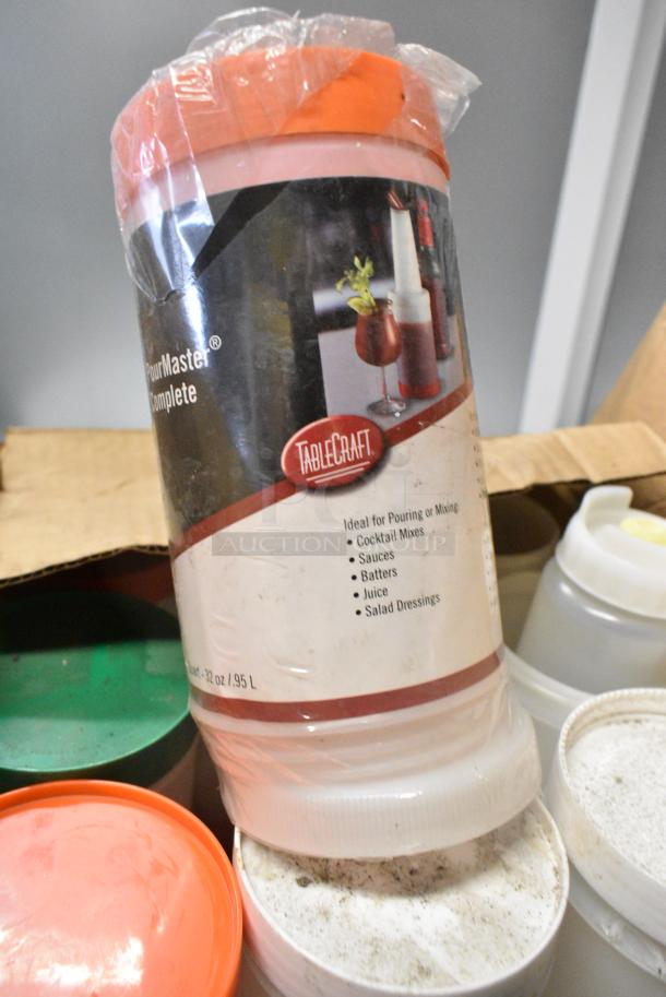 Box of Poly PourMaster and Condiment Bottle - Image 2 of 2