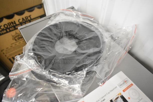 BRAND NEW SCRATCH AND DENT! Stainless Steel 4 Well Cup Dispenser. - Image 3 of 4