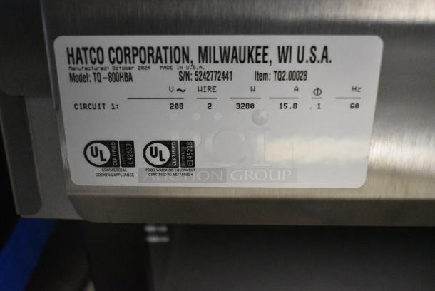 BRAND NEW SCRATCH AND DENT! Hatco TQ-800HBA Stainless Steel Commercial Countertop Conveyor Toaster Oven. 208 Volts, 1 Phase. - Image 5 of 5