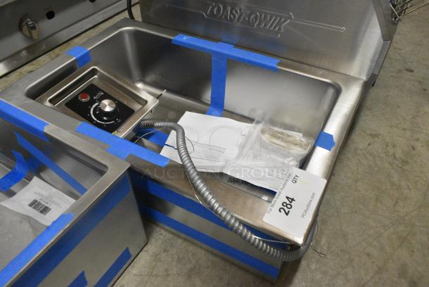 BRAND NEW SCRATCH AND DENT! 177TM12A Avantco TM-12A Top Mount Drop-In Full Size Hot Food Well with Round Inside Corners and Drain. 120 Volts, 1 Phase. - Image 2 of 6