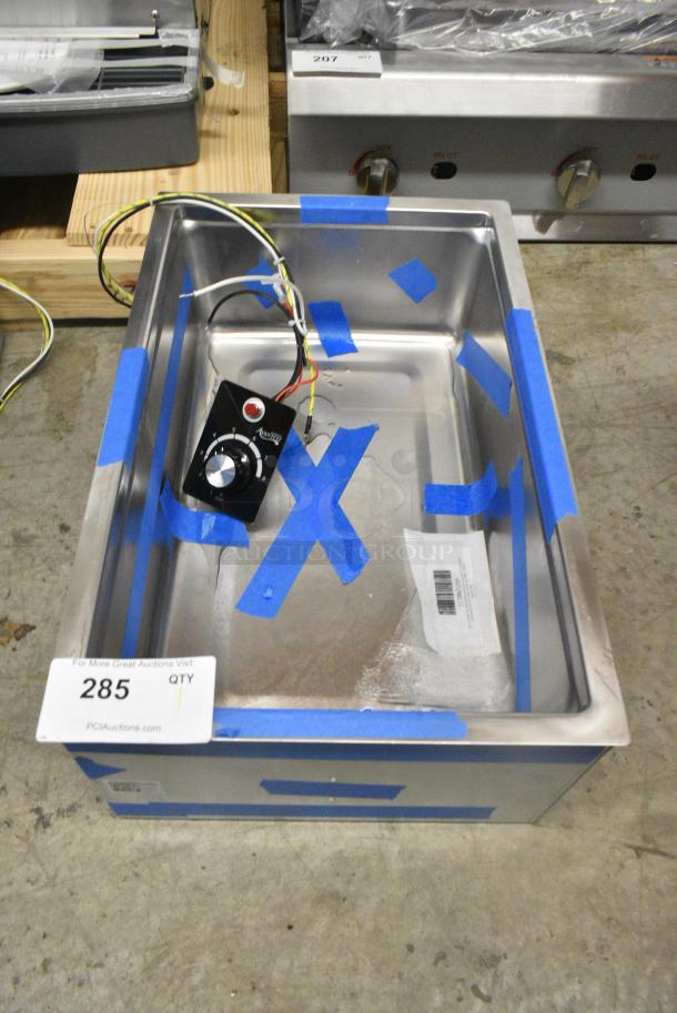 BRAND NEW SCRATCH AND DENT! 177BM12SH Avantco BM-12SH Bottom Mount Drop-In Full Size Hot Food Well with Square Inside Corners and Drain. 240 Volts, 1 Phase. - Image 1 of 5