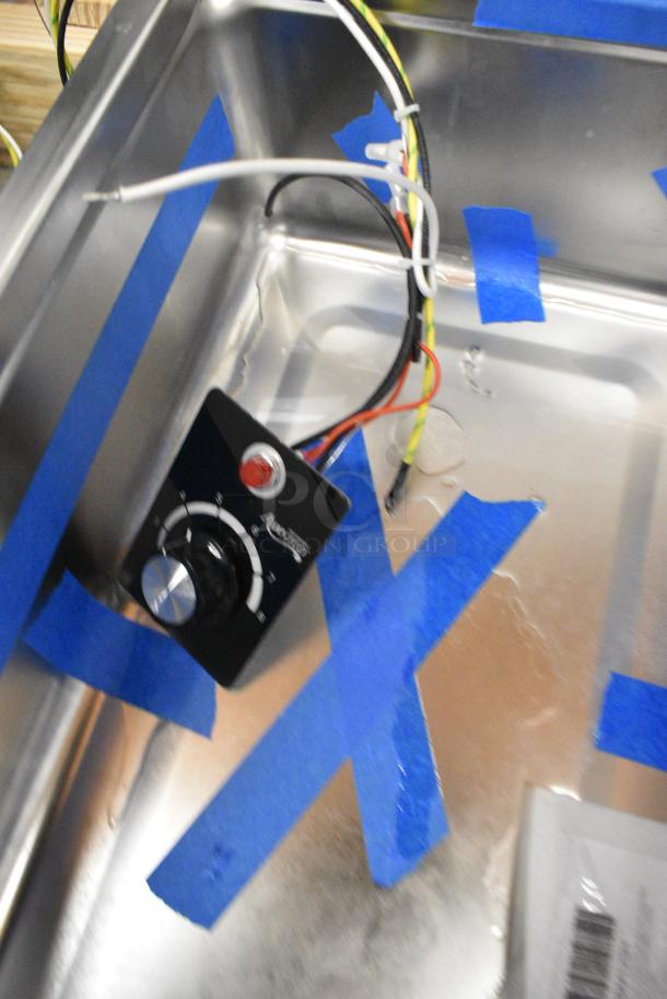 BRAND NEW SCRATCH AND DENT! 177BM12SH Avantco BM-12SH Bottom Mount Drop-In Full Size Hot Food Well with Square Inside Corners and Drain. 240 Volts, 1 Phase. - Image 3 of 5