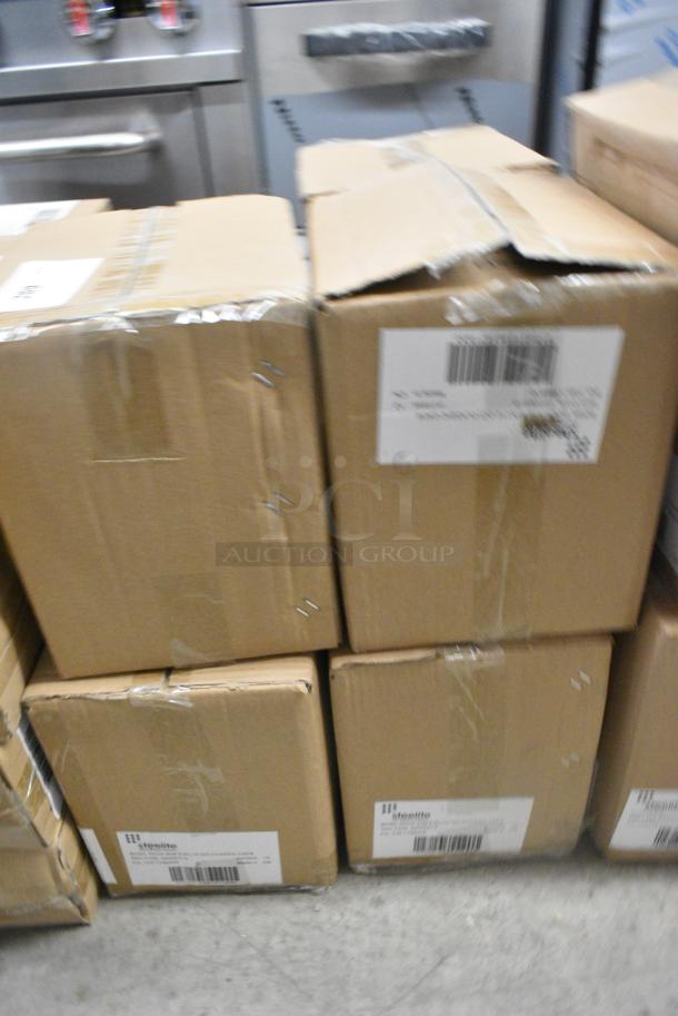 7 BRAND NEW SCRATCH AND DENT! Boxes of 12 Steelite 5766900E513 Varick Classic Cafe from Steelite International 10 oz. Bright White Rimmed Soup Bowl. 7 Times Your Bid! - Image 5 of 6