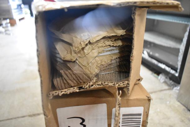 4 BRAND NEW SCRATCH AND DENT! Boxes of 12 Steelite 6900E530 Varick Classic Cafe from Steelite International 6 1/4" Bright White Double Well Saucer. 4 Times Your Bid! - Image 3 of 4