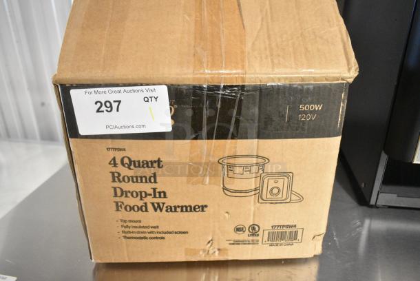 BRAND NEW SCRATCH AND DENT! 2024 Avantco 177TPSW4 Stainless Steel 4 Quart Insulated Warmer. 120 Volts, 1 Phase. Tested and Working! - Image 3 of 5
