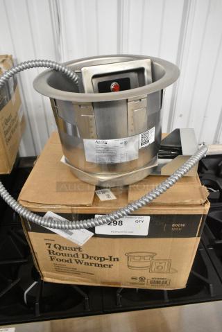 BRAND NEW SCRATCH AND DENT! 2024 Avantco 177TPSW7 Stainless Steel 7 Quart Insulated Warmer. 120 Volts, 1 Phase. Tested and Working!