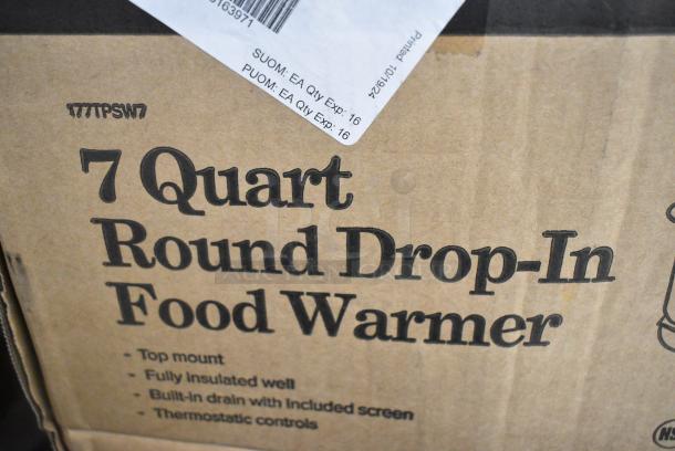 BRAND NEW SCRATCH AND DENT! 2024 Avantco 177TPSW7 Stainless Steel 7 Quart Insulated Warmer. 120 Volts, 1 Phase. Tested and Working! - Image 3 of 4