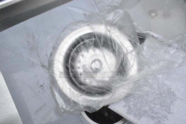 BRAND NEW SCRATCH AND DENT! Steelton 522TS3048L 30" x 48" 18 Gauge Stainless Steel Work Table with Sink - Sink on Left. No Legs. - Image 4 of 5