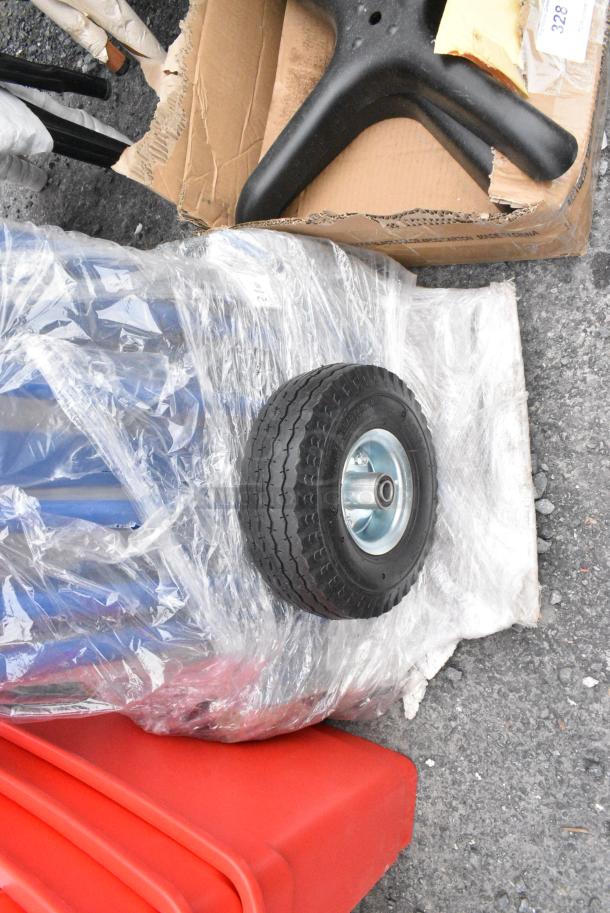 BRAND NEW SCRATCH AND DENT! 257HT0041 Lavex 750 lb. 3-in-1 Convertible Hand Truck with Ace-Tuf Wheels - Image 2 of 3