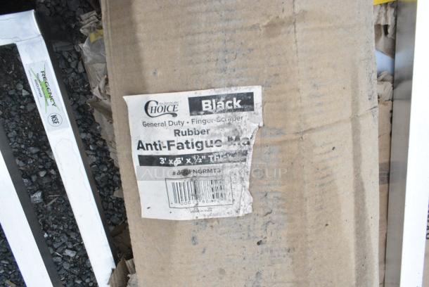 5 BRAND NEW SCRATCH AND DENT! Items Including Metro RPC5-HM2000 Module 120v 2000w, Choice FNGRMT3 3' x 5' Black Rubber Finger-Scraper Top Anti-Fatigue Mat - 1/2" Thick, Regency 600DUN2048 20" x 48" Mobile Aluminum Dunnage Rack - 1600 lb. Capacity, Regency 109APR1820L 20 Pan End Load Bun / Sheet Pan Rack with Non-Marking Casters - Unassembled. 5 Times Your Bid! - Image 4 of 6
