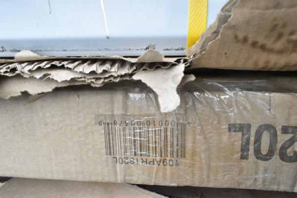 5 BRAND NEW SCRATCH AND DENT! Items Including Metro RPC5-HM2000 Module 120v 2000w, Choice FNGRMT3 3' x 5' Black Rubber Finger-Scraper Top Anti-Fatigue Mat - 1/2" Thick, Regency 600DUN2048 20" x 48" Mobile Aluminum Dunnage Rack - 1600 lb. Capacity, Regency 109APR1820L 20 Pan End Load Bun / Sheet Pan Rack with Non-Marking Casters - Unassembled. 5 Times Your Bid! - Image 6 of 6