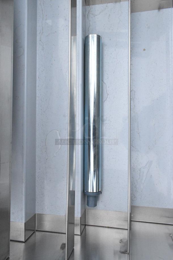 BRAND NEW SCRATCH AND DENT! Regency 600LDR2324 24" Five-Tiered Stainless Steel Liquor Display Rack - 23" Deep. Missing 3 Legs - Image 2 of 4