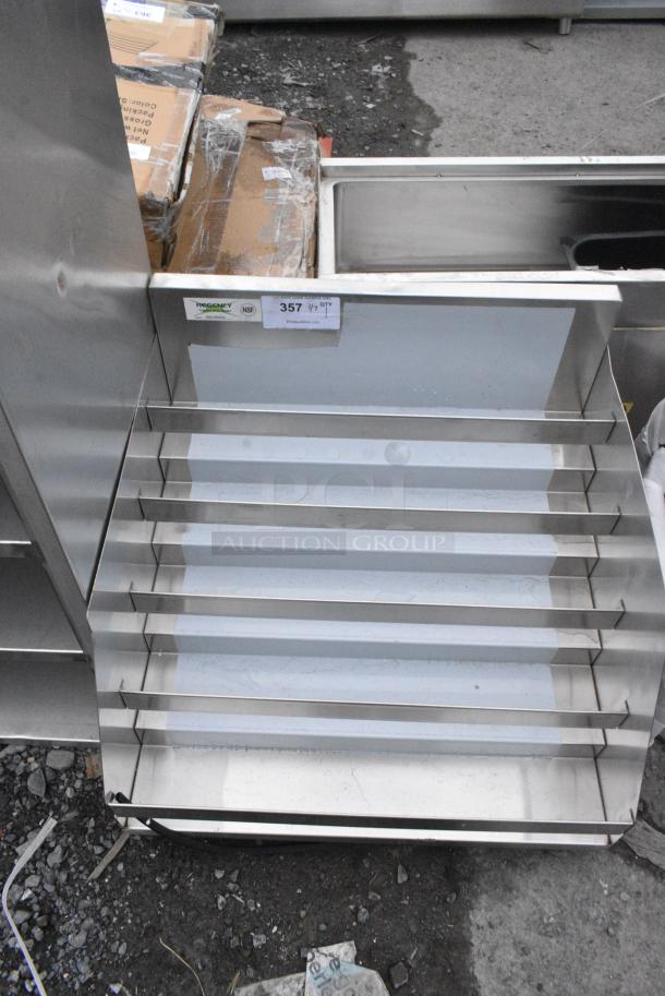 BRAND NEW SCRATCH AND DENT! Regency 600LDR2324 24" Five-Tiered Stainless Steel Liquor Display Rack - 23" Deep. Missing 3 Legs - Image 3 of 4