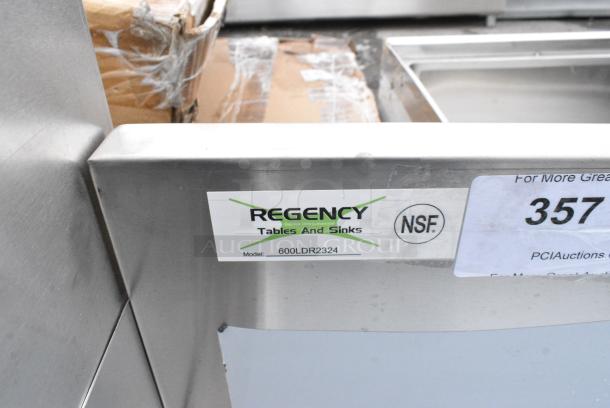 BRAND NEW SCRATCH AND DENT! Regency 600LDR2324 24" Five-Tiered Stainless Steel Liquor Display Rack - 23" Deep. Missing 3 Legs - Image 4 of 4