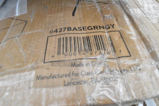 13 BRAND NEW SCRATCH AND DENT! Items Including 34924RTCB Lancaster Table & Seating 24" Laminated Round Table Top Reversible Cherry / Black, 427BASEGRNGY Lancaster Table & Seating 110 lb. Gray Square Granite Umbrella Base, 522ETSG2436 24" x 36" 18 Gauge 430 Stainless Steel Work Table with Undershelf, 600TSB2436S Regency 24" x 36" 16-Gauge Stainless Steel Commercial Work Table with 4" Backsplash and Undershelf, Three 427TB3636 Lancaster Table & Seating Excalibur 36" x 36" Cross Outdoor Table Base Plate, 164TCOLROD25 Lancaster Table & Seating 25 3/16" Standard Height Table Base Column and Rod, 460SS2436 Regency Spec Line 24" x 36" NSF Stainless Steel Solid Shelf. 13 Times Your Bid! - Image 4 of 11