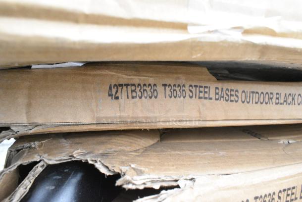 13 BRAND NEW SCRATCH AND DENT! Items Including 34924RTCB Lancaster Table & Seating 24" Laminated Round Table Top Reversible Cherry / Black, 427BASEGRNGY Lancaster Table & Seating 110 lb. Gray Square Granite Umbrella Base, 522ETSG2436 24" x 36" 18 Gauge 430 Stainless Steel Work Table with Undershelf, 600TSB2436S Regency 24" x 36" 16-Gauge Stainless Steel Commercial Work Table with 4" Backsplash and Undershelf, Three 427TB3636 Lancaster Table & Seating Excalibur 36" x 36" Cross Outdoor Table Base Plate, 164TCOLROD25 Lancaster Table & Seating 25 3/16" Standard Height Table Base Column and Rod, 460SS2436 Regency Spec Line 24" x 36" NSF Stainless Steel Solid Shelf. 13 Times Your Bid! - Image 7 of 11