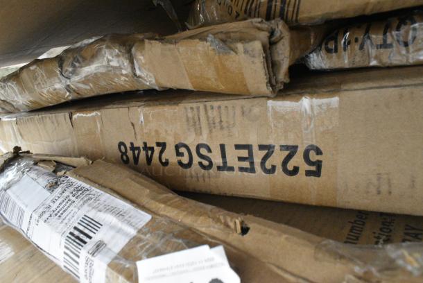 14 BRAND NEW SCRATCH AND DENT! Items Including 600MT3024G 30" x 24" 18-Gauge Stainless Steel Mixer Table with Galvanized Legs and Undershelf, 16436RTFWHM Lancaster Table & Seating 36" Round Thermo-Formed MDF Table Top with White Marble Finish, 522ETSG2448 Steelton 24" x 48" 18 Gauge 430 Stainless Steel Work Table with Undershelf, 600WTS24X36S Regency Spec Line 24" x 36" 14-Gauge 304 Stainless Steel Commercial Open Base Work Table, 600TS3648S Regency 36" x 48" 16 Gauge Stainless Steel Commercial Work Table with Undershelf, 460EG2460 Regency 24" x 60" NSF Green Epoxy Wire Shelf, Two 522ETSG3072 Steelton 30" x 72" 18 Gauge 430 Stainless Steel Work Table with Undershelf. 14 Times Your Bid! - Image 5 of 12