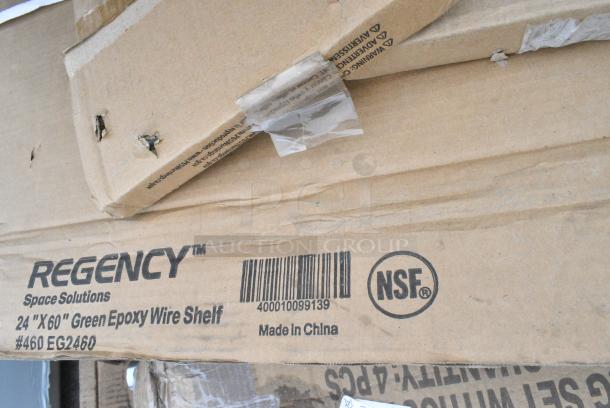 14 BRAND NEW SCRATCH AND DENT! Items Including 600MT3024G 30" x 24" 18-Gauge Stainless Steel Mixer Table with Galvanized Legs and Undershelf, 16436RTFWHM Lancaster Table & Seating 36" Round Thermo-Formed MDF Table Top with White Marble Finish, 522ETSG2448 Steelton 24" x 48" 18 Gauge 430 Stainless Steel Work Table with Undershelf, 600WTS24X36S Regency Spec Line 24" x 36" 14-Gauge 304 Stainless Steel Commercial Open Base Work Table, 600TS3648S Regency 36" x 48" 16 Gauge Stainless Steel Commercial Work Table with Undershelf, 460EG2460 Regency 24" x 60" NSF Green Epoxy Wire Shelf, Two 522ETSG3072 Steelton 30" x 72" 18 Gauge 430 Stainless Steel Work Table with Undershelf. 14 Times Your Bid! - Image 9 of 12
