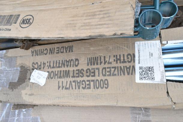 14 BRAND NEW SCRATCH AND DENT! Items Including 600MT3024G 30" x 24" 18-Gauge Stainless Steel Mixer Table with Galvanized Legs and Undershelf, 16436RTFWHM Lancaster Table & Seating 36" Round Thermo-Formed MDF Table Top with White Marble Finish, 522ETSG2448 Steelton 24" x 48" 18 Gauge 430 Stainless Steel Work Table with Undershelf, 600WTS24X36S Regency Spec Line 24" x 36" 14-Gauge 304 Stainless Steel Commercial Open Base Work Table, 600TS3648S Regency 36" x 48" 16 Gauge Stainless Steel Commercial Work Table with Undershelf, 460EG2460 Regency 24" x 60" NSF Green Epoxy Wire Shelf, Two 522ETSG3072 Steelton 30" x 72" 18 Gauge 430 Stainless Steel Work Table with Undershelf. 14 Times Your Bid! - Image 10 of 12