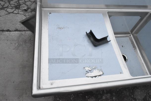 BRAND NEW SCRATCH AND DENT! Regency 600S31824224 Stainless Steel 3 Bay Sink w/ Dual Drain Boards. No Legs. - Image 2 of 6