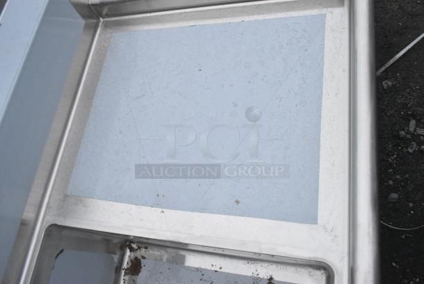 BRAND NEW SCRATCH AND DENT! Regency 600S31824224 Stainless Steel 3 Bay Sink w/ Dual Drain Boards. No Legs. - Image 5 of 6