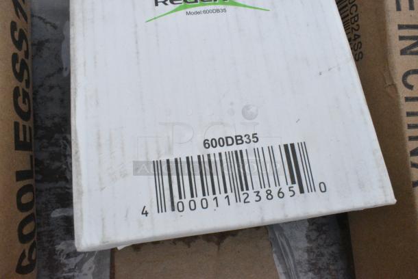 BRAND NEW SCRATCH AND DENT! Items Including 600LEGSS14 Regency 18 1/2" Stainless Steel Legs for Sinks - 4/Set, 600CB24SS Regency 17 5/16" Side Sink Cross Brace - 2/Set - Image 4 of 5