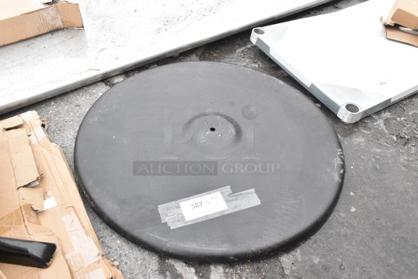Black Metal Round Table Base Foot - Image 2 of 2