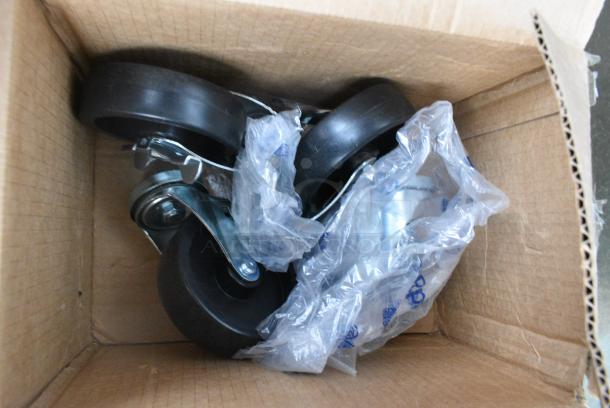 BRAND NEW SCRATCH AND DENT! Lot of 4 Commercial Casters - Image 2 of 3