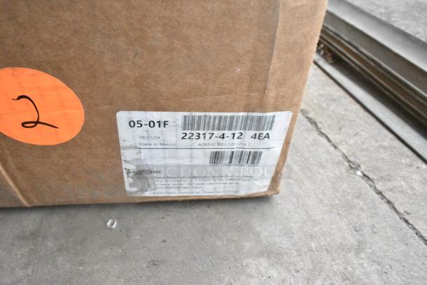 BRAND NEW SCRATCH AND DENT! Cal-Mil 22317-4-12 Acrylic Boxes - Image 3 of 3