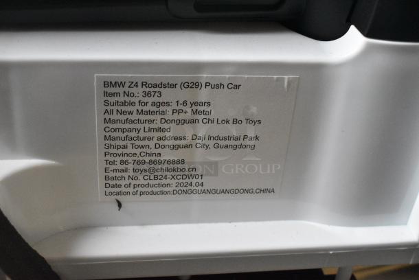 BMW Z4 Roadster 3673 Push Play Car for 1-6 Year Olds - Image 8 of 8