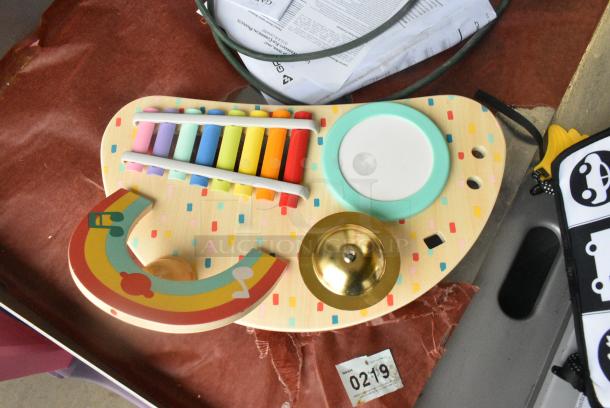 3 Various Items Including Wooden Xylophone Toy, Black and White Childrens Toy and Safety 1st Sit and Play. 3 Times Your Bid! - Image 3 of 6