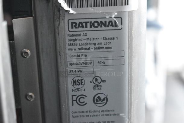 2 2021 Rational LM100EE.AXXXX/LM100CE.AXXXX Stainless Steel Commercial Combi Convection Ovens. 440/480 Volts, 3 Phase. 2 Times Your Bid! - Image 12 of 14