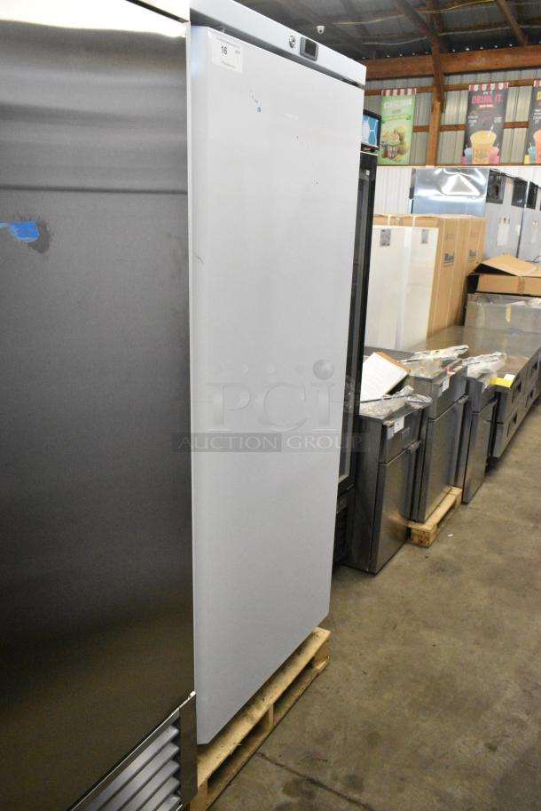 BRAND NEW! SR60V Metal  Commercial Single Door Reach In Cooler. 115 Volts, 1 Phase. Serial S151205SASR6001. Tested and Working! - Image 6 of 6