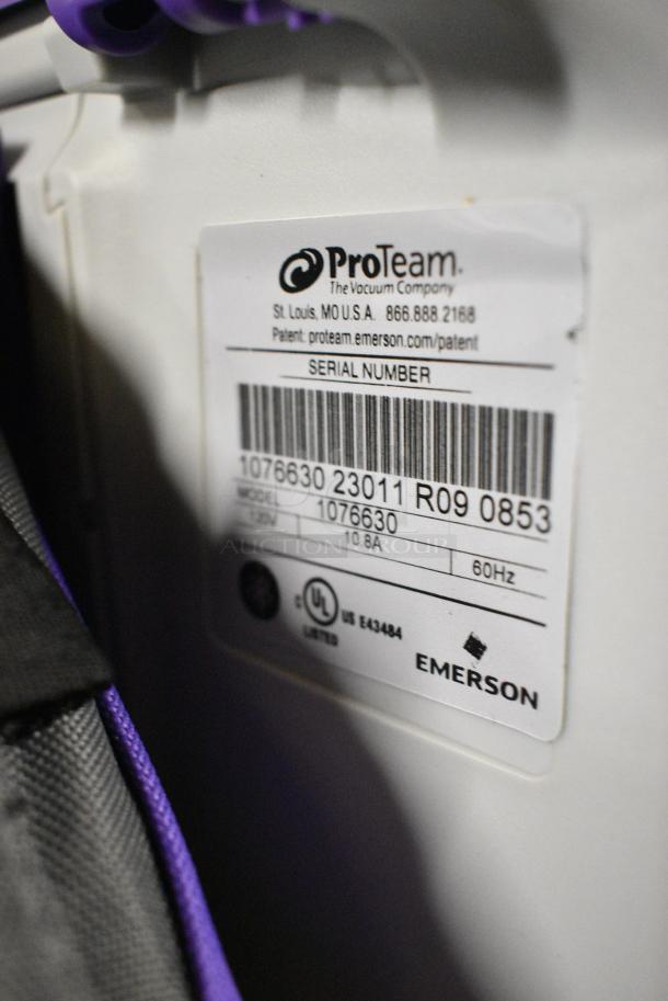 BRAND NEW SCRATCH AND DENT! ProTeam GoFit 6 107750 6 Qt. Backpack Vacuum with 107628 Telescoping Wand and 107016 Xover Multi-Surface Tool. 120 Volts, 1 Phase. - Image 4 of 5