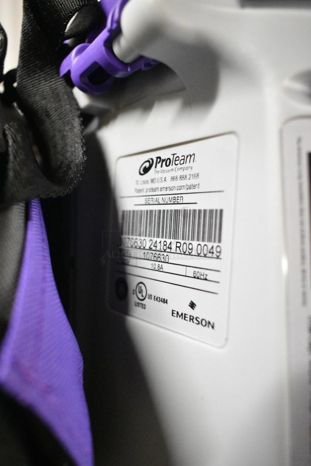 BRAND NEW SCRATCH AND DENT! ProTeam GoFit 6 107749 6 Qt. Backpack Vacuum with 101338 2-Piece Wand and 107016 Xover Multi-Surface Tool . 120 Volts, 1 Phase. - Image 4 of 5