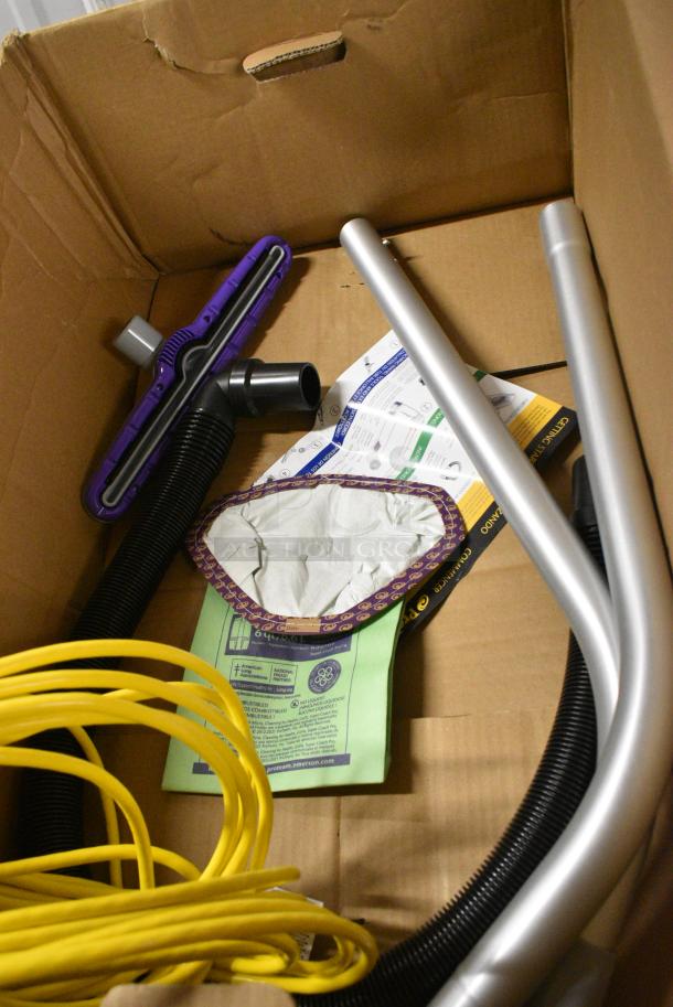 BRAND NEW SCRATCH AND DENT! ProTeam GoFit 6 107749 6 Qt. Backpack Vacuum with 101338 2-Piece Wand and 107016 Xover Multi-Surface Tool . 120 Volts, 1 Phase. - Image 5 of 5