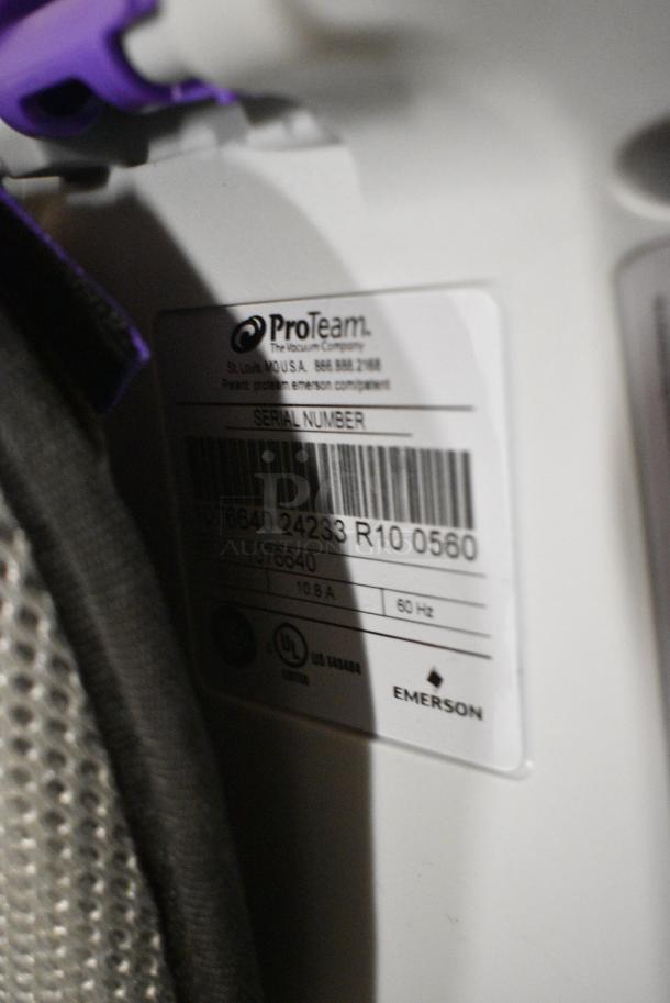 BRAND NEW SCRATCH AND DENT! ProTeam GoFit 10 107695 10 Qt. Backpack Vacuum with 107466 Remediation Kit. 120 Volts, 1 Phase. - Image 4 of 5