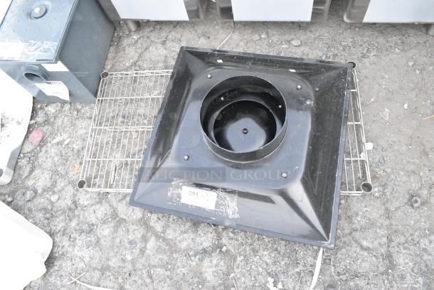 2 Various Items Including Wire Shelf and Fan Piece. 2 Times Your Bid! - Image 1 of 3