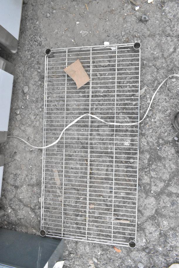 2 Various Items Including Wire Shelf and Fan Piece. 2 Times Your Bid! - Image 2 of 3