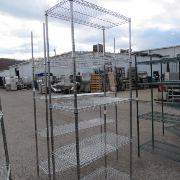 One Metro Shelf With 5 Shelves. 36X18X86.5 - Image 1 of 1