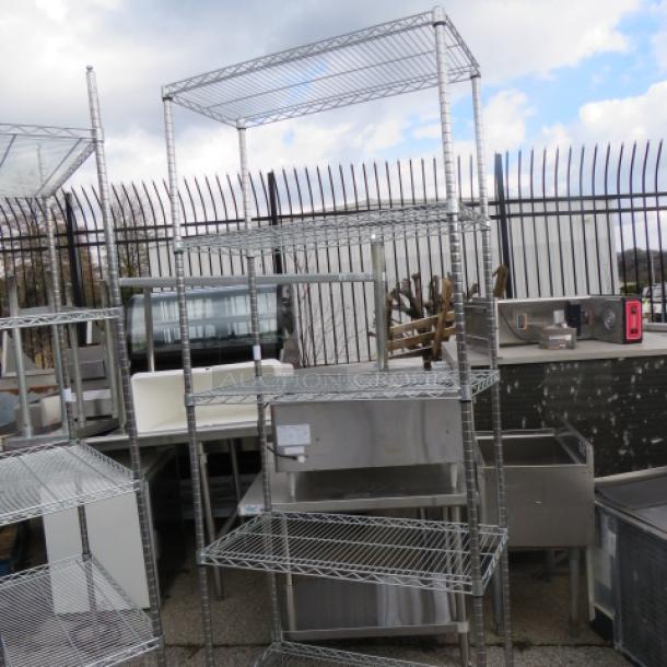 One Metro Shelf With 5 Shelves. 36X18X86.5 - Image 1 of 1