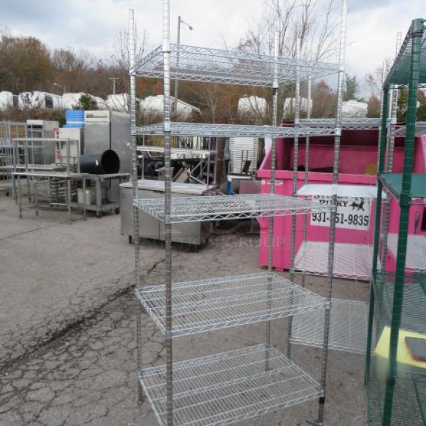 One Metro Shelf With 5 Shelves. 36X24X87 - Image 1 of 1