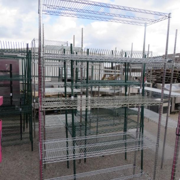 One Metro Shelf With 5 Shelves. 54X18X87 - Image 1 of 1