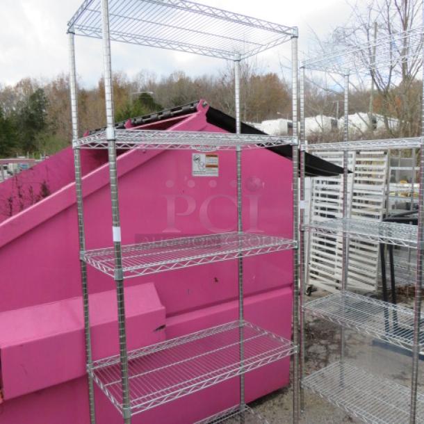 One Metro Shelf With 5 Shelves. 36X18X87 - Image 1 of 1