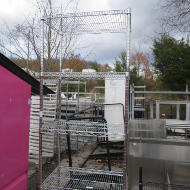 One Metro Shelf With 5 Shelves. 36X18X87 - Image 1 of 1