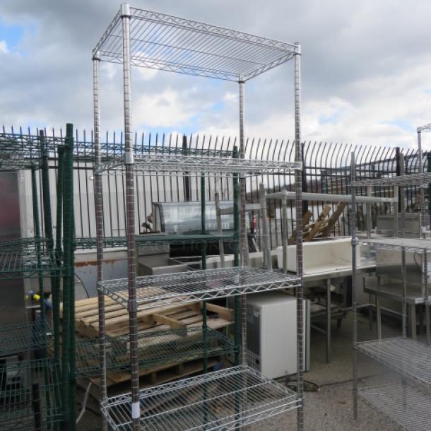 One Metro Shelf With 5 Shelves. 36X18X87 - Image 1 of 1