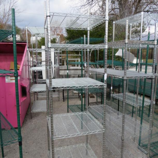 One Metro Shelf With 5 Shelves. 24X24X87 - Image 1 of 1