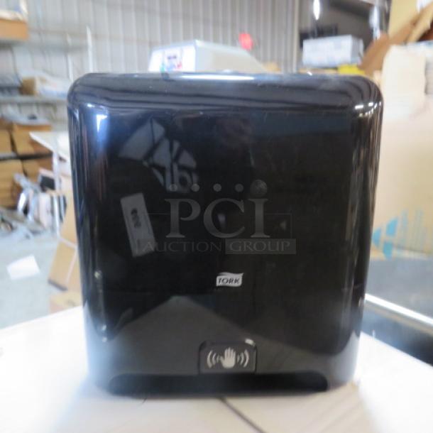 One Tork Hands Free Automatic Paper Towel Dispenser. - Image 1 of 1
